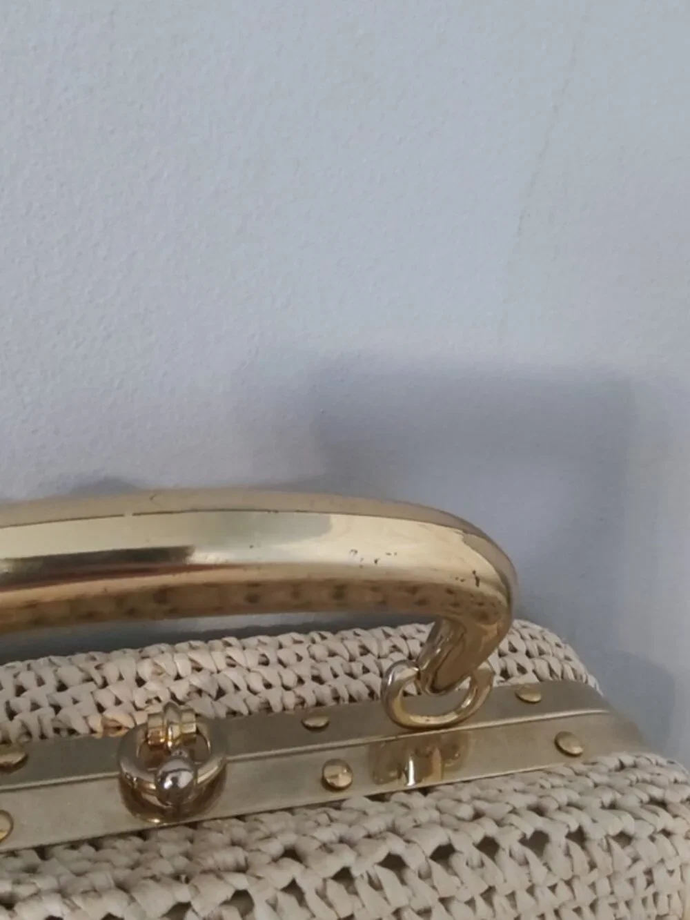 Vintage 1960s Forsum handwoven wicker handbag EUC